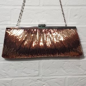Jessica Mcclintock Sequin Clutch chain Strap